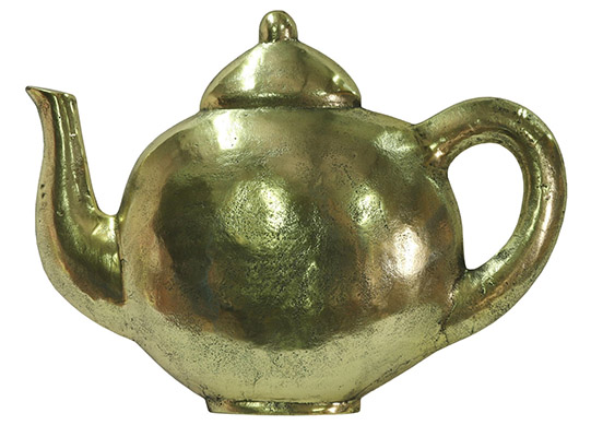 Brass Teapot Wall Hanging - Click Image to Close
